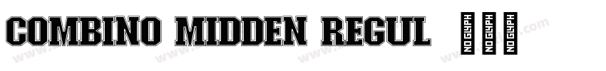 Combino Midden Regul字体转换